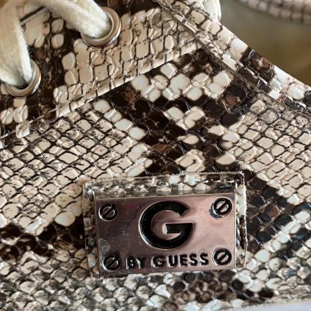 G by Guess Faux Python Women’s Sneakers Size 10M